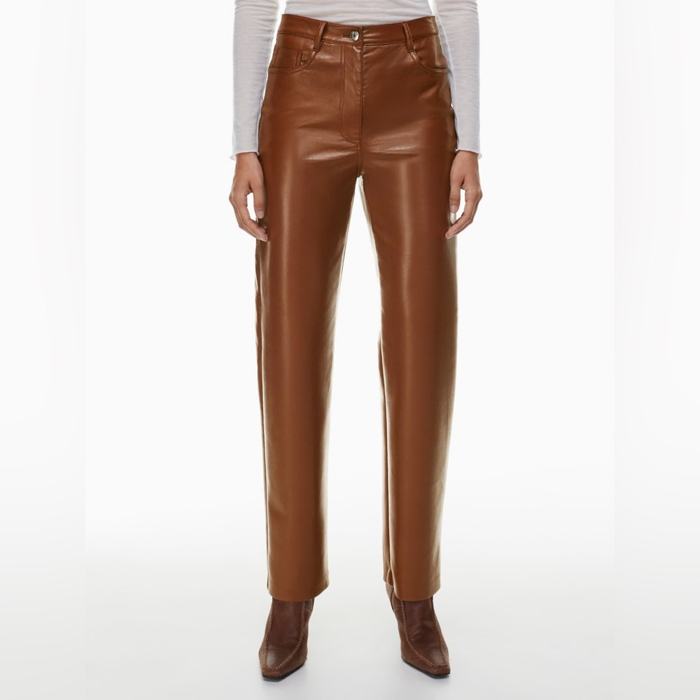 Wilfred Aritzia Faux Leather Pants